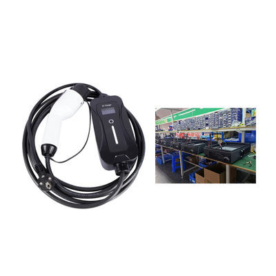 Carregador de veículos elétricos EVSE portátil para uso externo 110V-250V