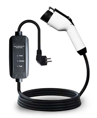 220V Tipo1 Carregador de VE Mennekes Estações de carregamento elétrico 16A 32A