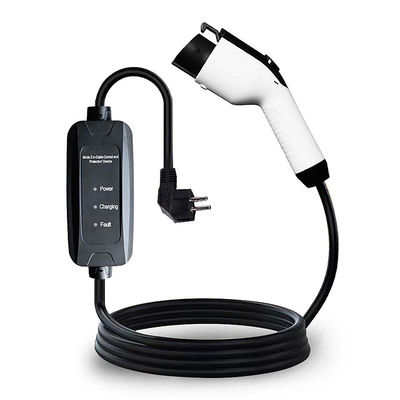 Estações de carregamento de veículos eléctricos de corrente contínua ligeiras EVSE 32A Ajustável 3,5 kW 7 kW