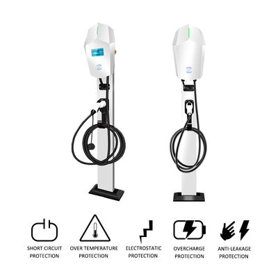 Tipo 2 7KW 22kw CCS EVSE EV Carregador DC AC OCPP IP55 Para Casa