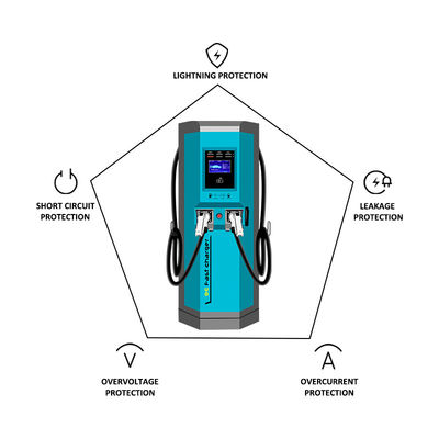 240 kW de potência de saída carregador EV EVSE carregador EV com nível de proteção IP55/1k10
